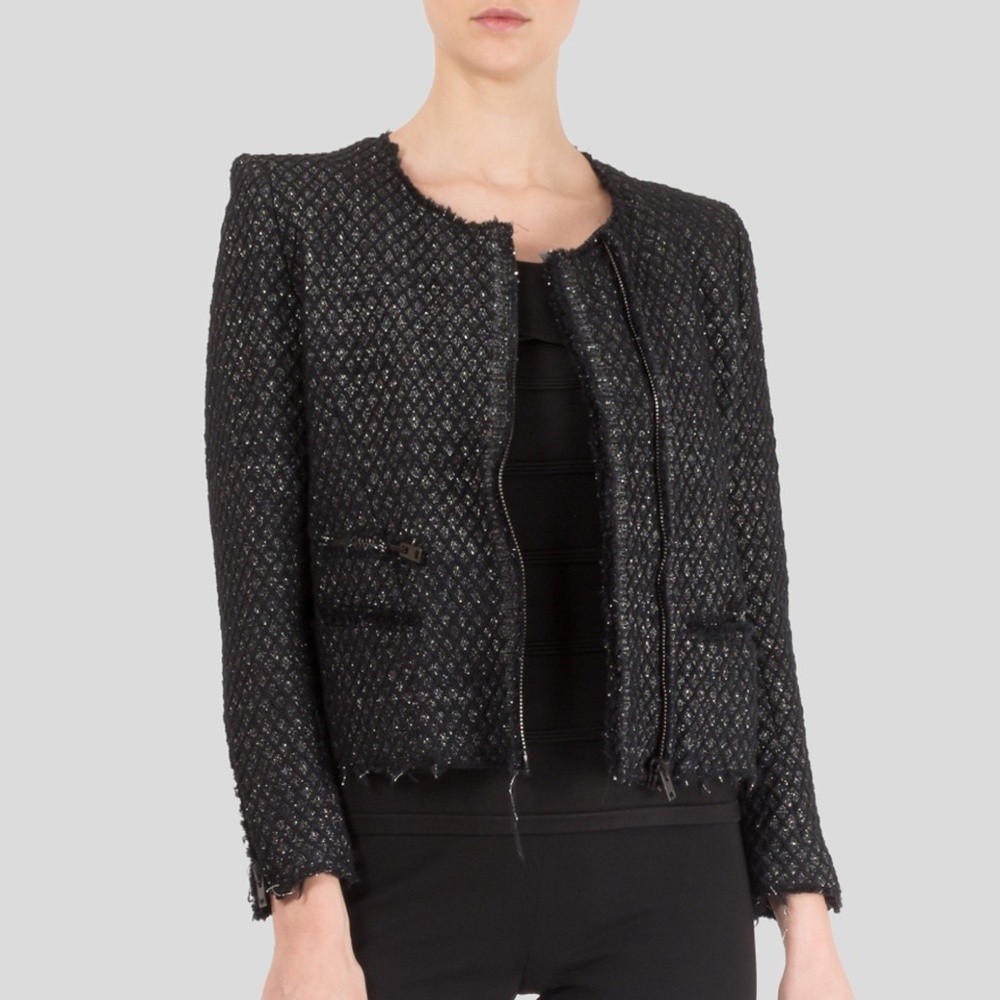 IRO Metallic Tweed Jacket